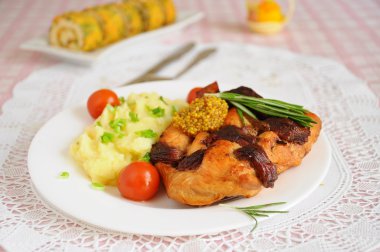 Patates püresi ile et