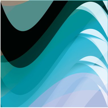 Arka plan renkli dalgalı çizgiler ile yaratılmıştır. Vektör