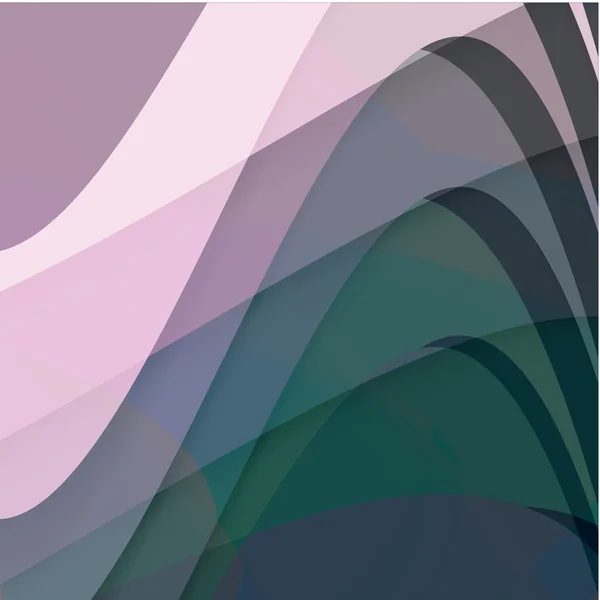 Astratto sfondo creato con strisce ondulate colorate. Vector — Vettoriale Stock