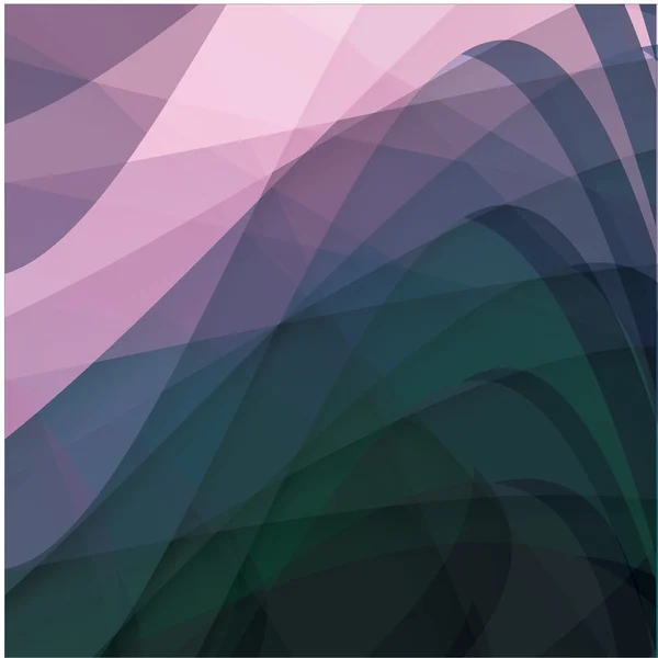 Абстрактный фон, созданный с красочные волнистыми полосами. Вектор — стоковый вектор