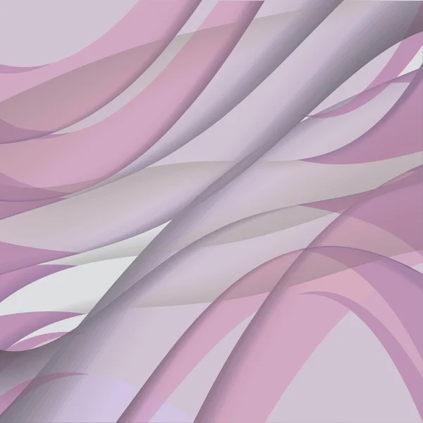 抽象的な背景がカラフルな波状の縞模様を作成します。ベクトル — ストックベクタ