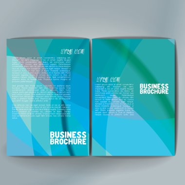 Vector brochure template design, A4 size.