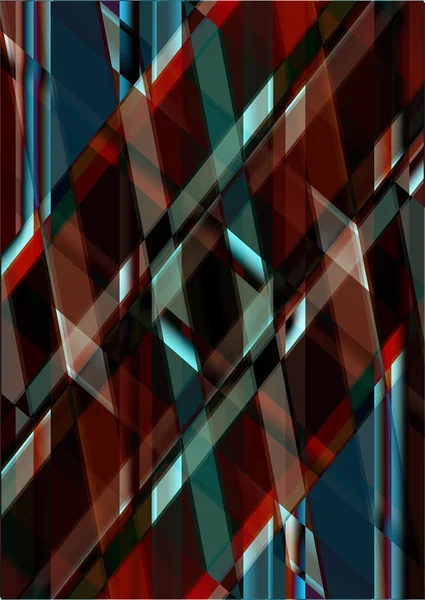Abstracte kleurrijke artistieke achtergrond. Samenstelling met gekleurde strepen. Vectorillustratie. — Stockvector
