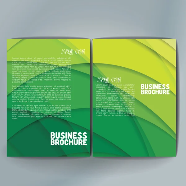 Vector brochure template design, A4 size.