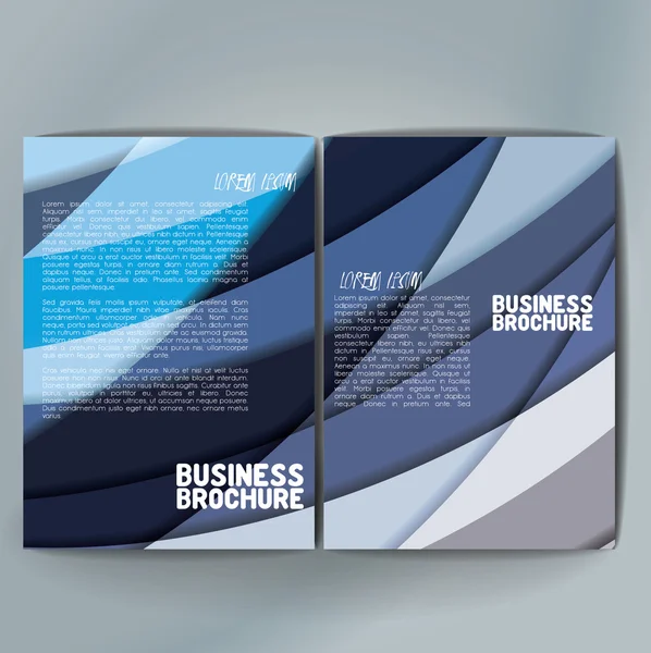 Vector brochure template design, A4 size.