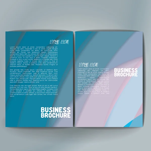Vector brochure template design, A4 size.