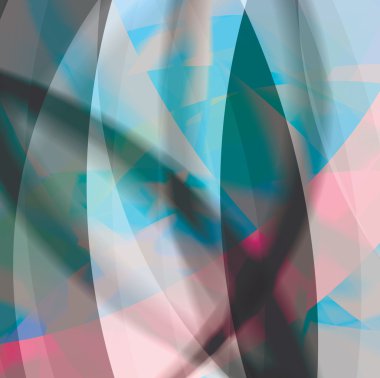 Arka plan renkli dalgalı çizgiler ile yaratılmıştır. Vektör