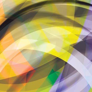 Arka plan renkli dalgalı çizgiler ile yaratılmıştır. Vektör