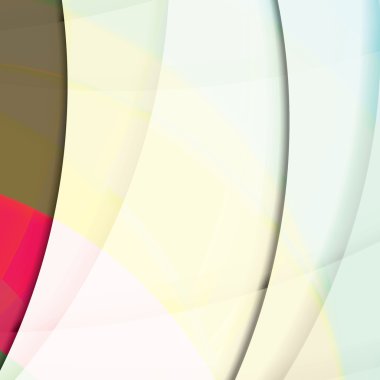 Arka plan renkli dalgalı çizgiler ile yaratılmıştır. Vektör