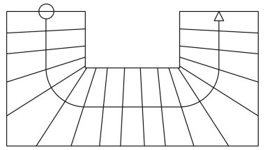 Okul gibi binalar için merdiven tasarımı taslağı