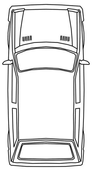 Desenho Carro Muito Legal Desenho Vetorial —  Vetores de Stock