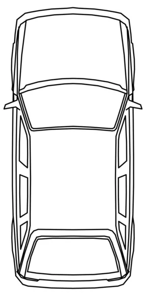 Векторный Дизайн Автомобиля Класса Люкс Аренду — стоковый вектор