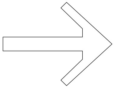 Bir yol veya işaretçi çiziminin vektör tasarımı