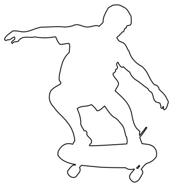 Çizim tahtası çalan bir kişinin vektör tasarımı