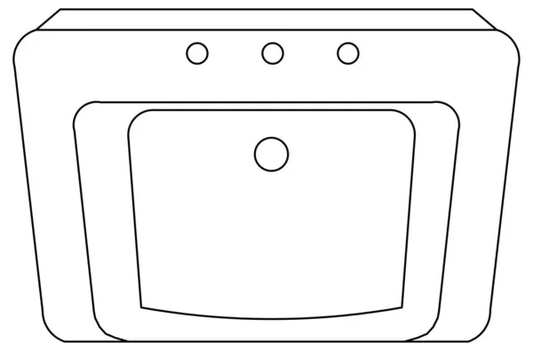 Vector Design Sketch Oven Baking — Stock Vector