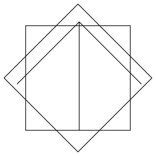 Dibujo Diseño Vectorial Forma Rectangular — Archivo Imágenes Vectoriales