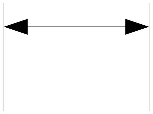 Векторный Рисунок Стрелки Влево Вправо — стоковый вектор