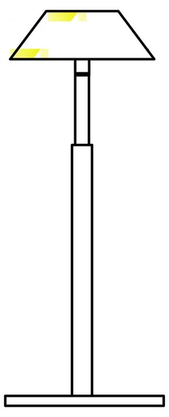 简朴居室装饰灯素描矢量设计 — 图库矢量图片