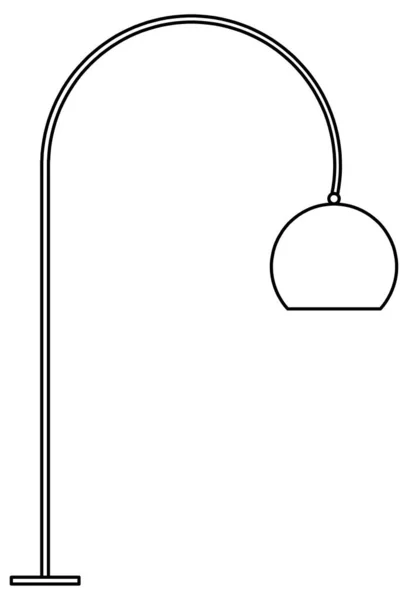 Світлова Лампа Ескіз Векторний Дизайн Вивчення — стоковий вектор