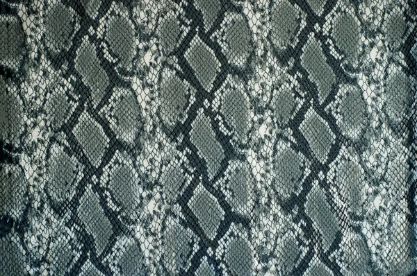 Tissu gris avec imprimé serpent — Photo