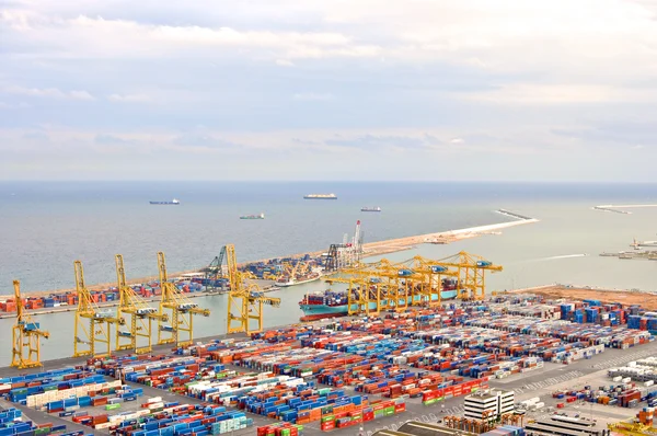 Barcelona Dock view — Stock Photo, Image