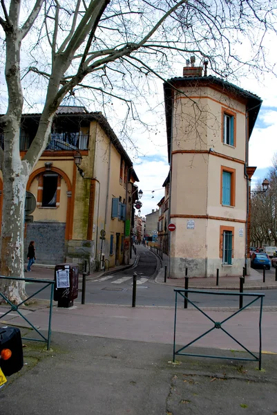 Calle estrecha en Toulouse — Foto de Stock