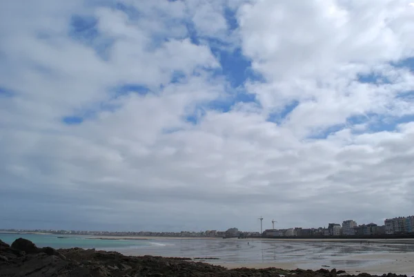 Spiaggia di Saint Malo in Francia — Foto Stock