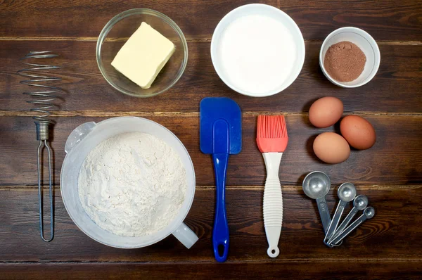 Ingredientes para pastel — Foto de Stock