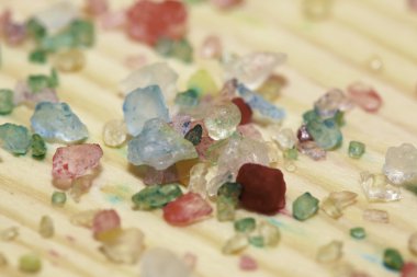 Deniz tuzu karışık kristalleri