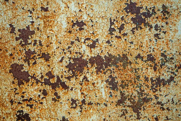 Rusty Metal Agrietado Pintura Vieja — Foto de Stock