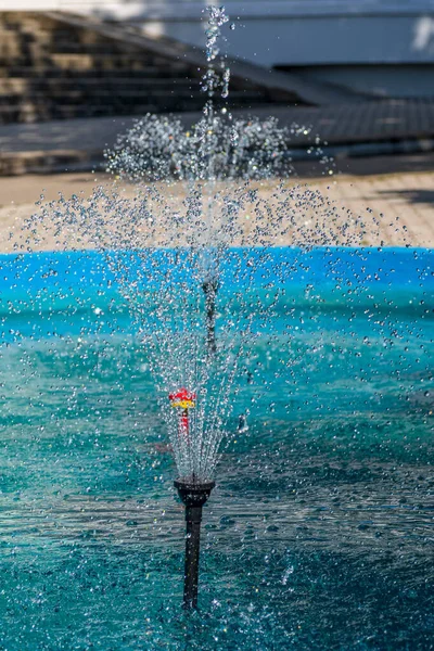 噴水のジェットからスプレー — ストック写真