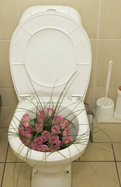 Vază neobișnuită de flori — Fotografie, imagine de stoc