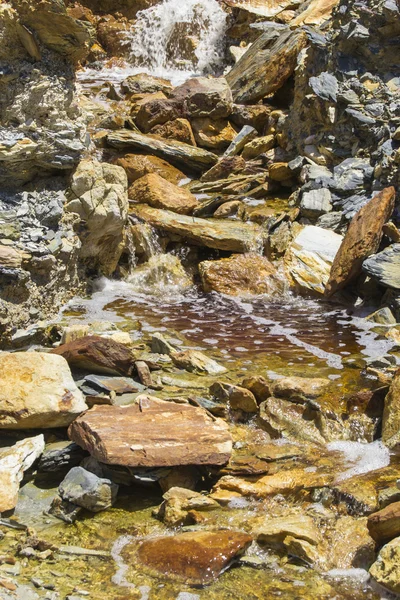 Riverbed en Minas de Riotinto, Huelva — Foto de Stock