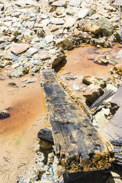 Riverbed en Minas de Riotinto, España — Foto de Stock