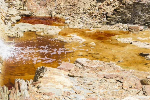 Nehir yatağı madenlerinde Riotinto, İspanya
