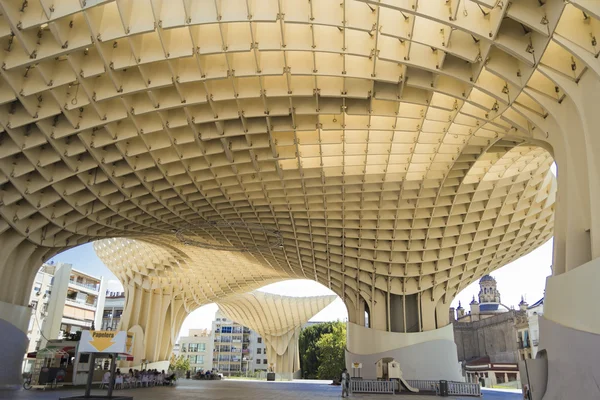 Sevilla vista desde el Metropol Parasol — Foto de Stock