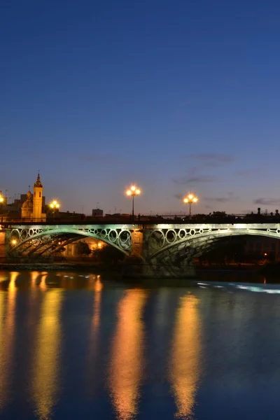 Triana Bridge in Seville — Stock Photo, Image