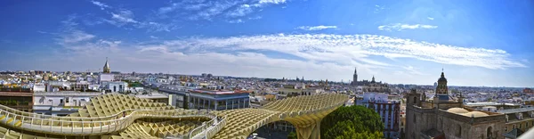 Sevilla vista desde el Metropol Parasol — Foto de Stock