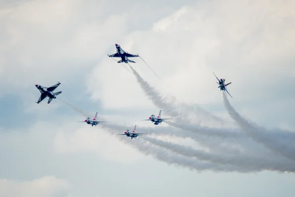 USAF Thunderbirds Delta explosión — Foto de Stock