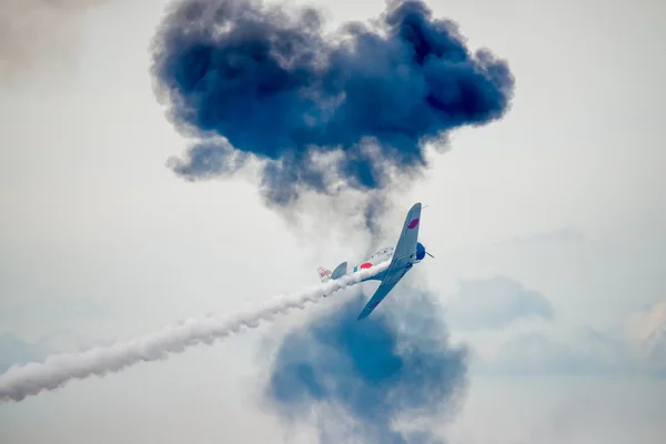 Japonská nula válečné letadlo na Airshow — Stock fotografie