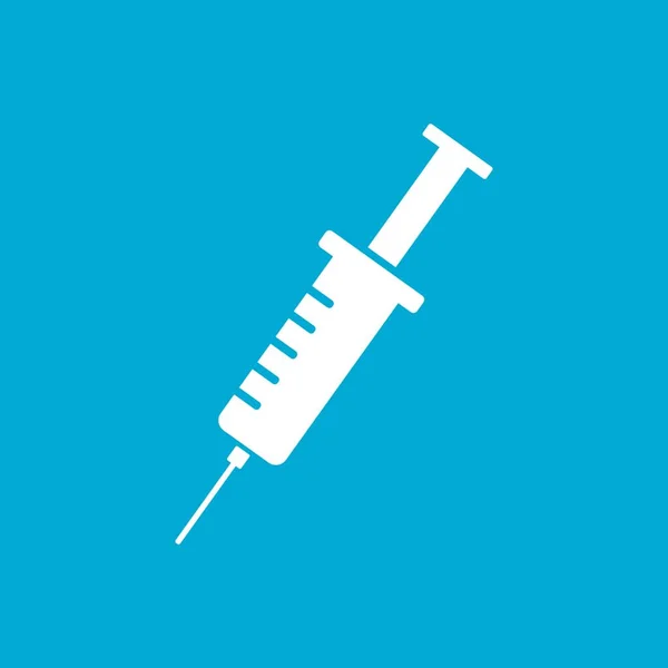 Spuitpictogram Medisch Vaccin Symbool Icon Vector Grafische Elementen — Stockvector