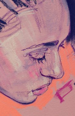 Kadın vücut parçaları boyası 