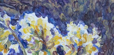 Güzel suluboya resim dokusu 