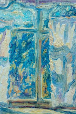 Güzel suluboya resim dokusu 