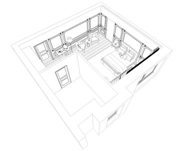 iç görselleştirme, 3 boyutlu illüstrasyon