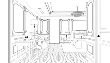 iç görselleştirme, 3 boyutlu illüstrasyon