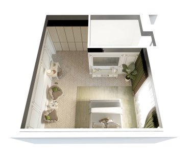 iç görselleştirme, 3 boyutlu illüstrasyon