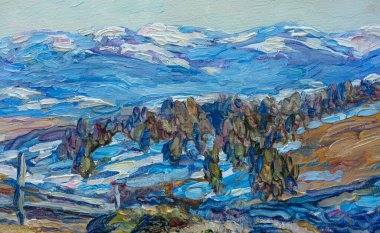 Güzel suluboya resim dokusu 