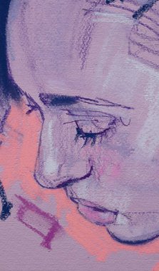 Kadın vücut parçaları boyası 