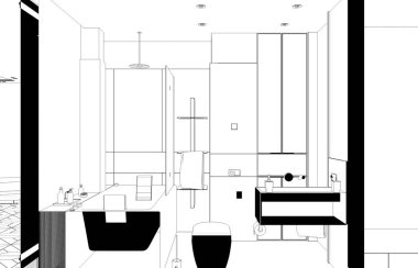 iç görselleştirme, 3 boyutlu illüstrasyon